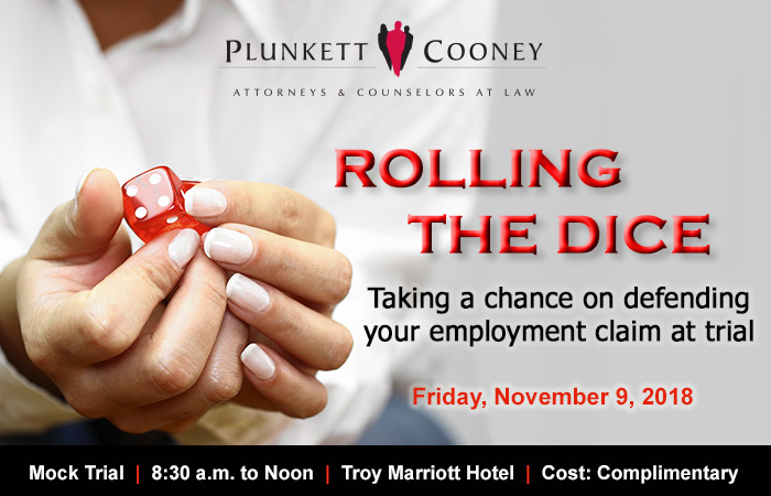 Rolling the Dice Mock Trial Employment Law Mock Trial