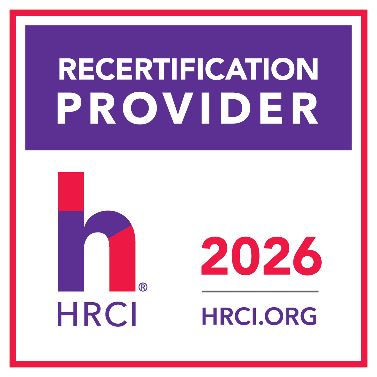 HRCI Approved Provider Logo