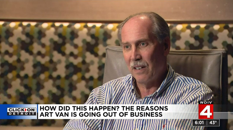 Doug Bernstein Explains Art Van Bankruptcy Photo
