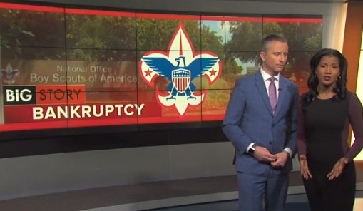 Photo of Channel 7 Anchors Introducing Story