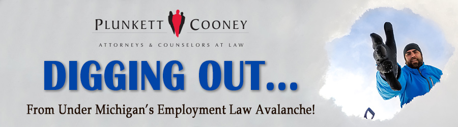 Digging Out employment law webinar Digging Out webinar man reaching through hole in deep snow