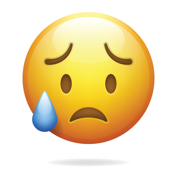 Sad Emoji Face