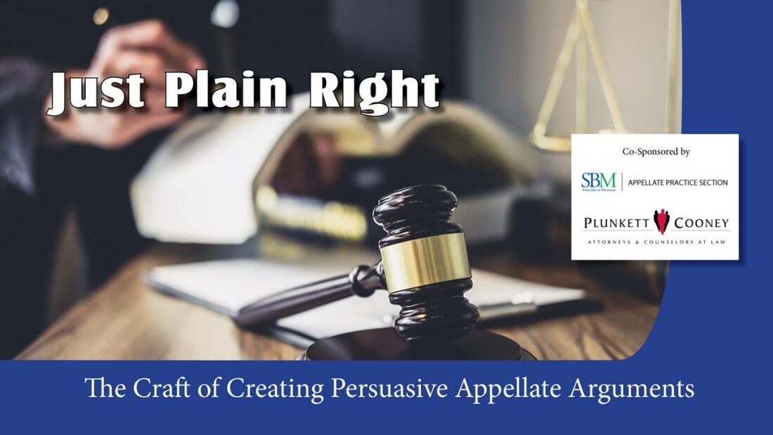 Just Plain Right Webinar Recording Graphic